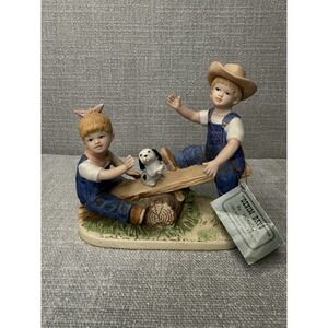 Vintage 1985 Denim Days #8827 Figurine